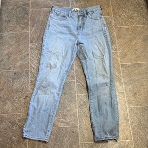 Madewell Light Blue Straight Leg Jeans